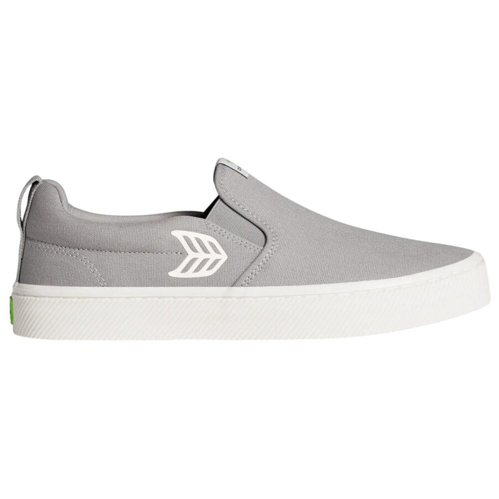 Cariuma Women's Canvas Slip On Casual Sneakers Size 7 Light Grey NIB